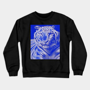 White Tiger from India - White colour Crewneck Sweatshirt